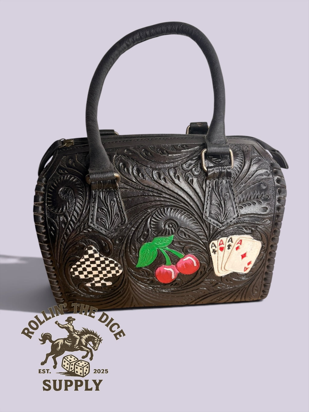 Lucky Streak Medium Tooled Speedy Handbag 🍒