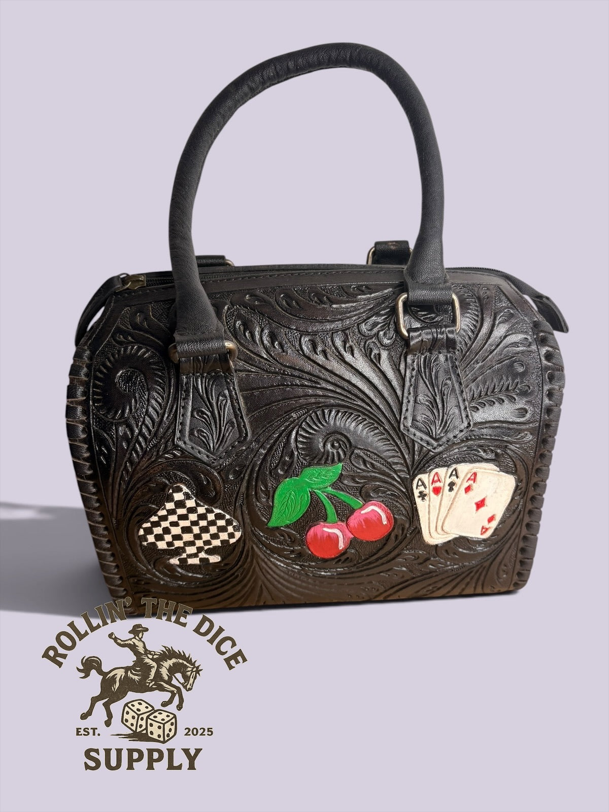 Lucky Streak Medium Tooled Speedy Handbag 🍒