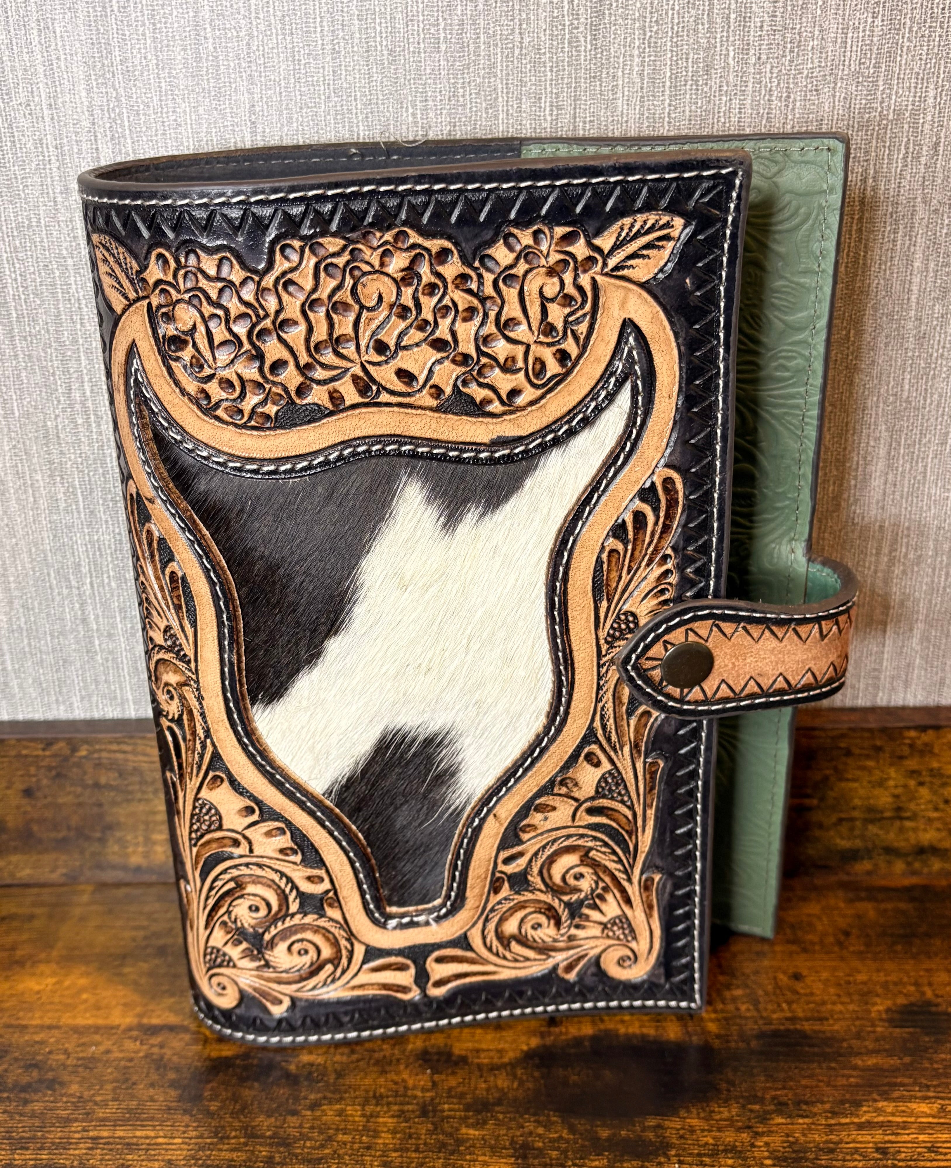 Genuine Leather and Cowhide Hairon Bible Cover