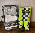 Tacktical Finish Line & Lime Splint Boots M/L Fronts